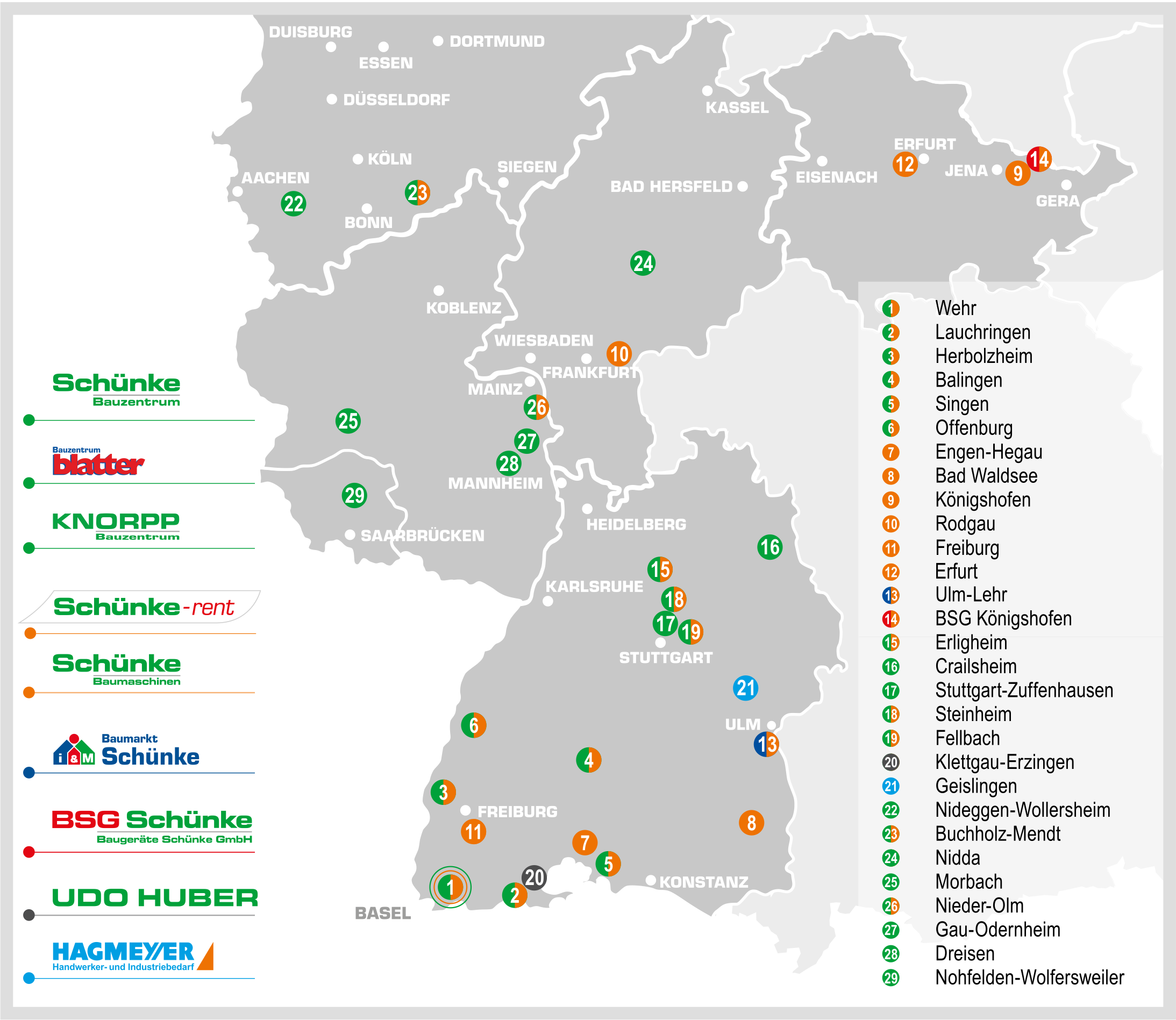 Schünke Schünke Bauzentrum Baumaschinen