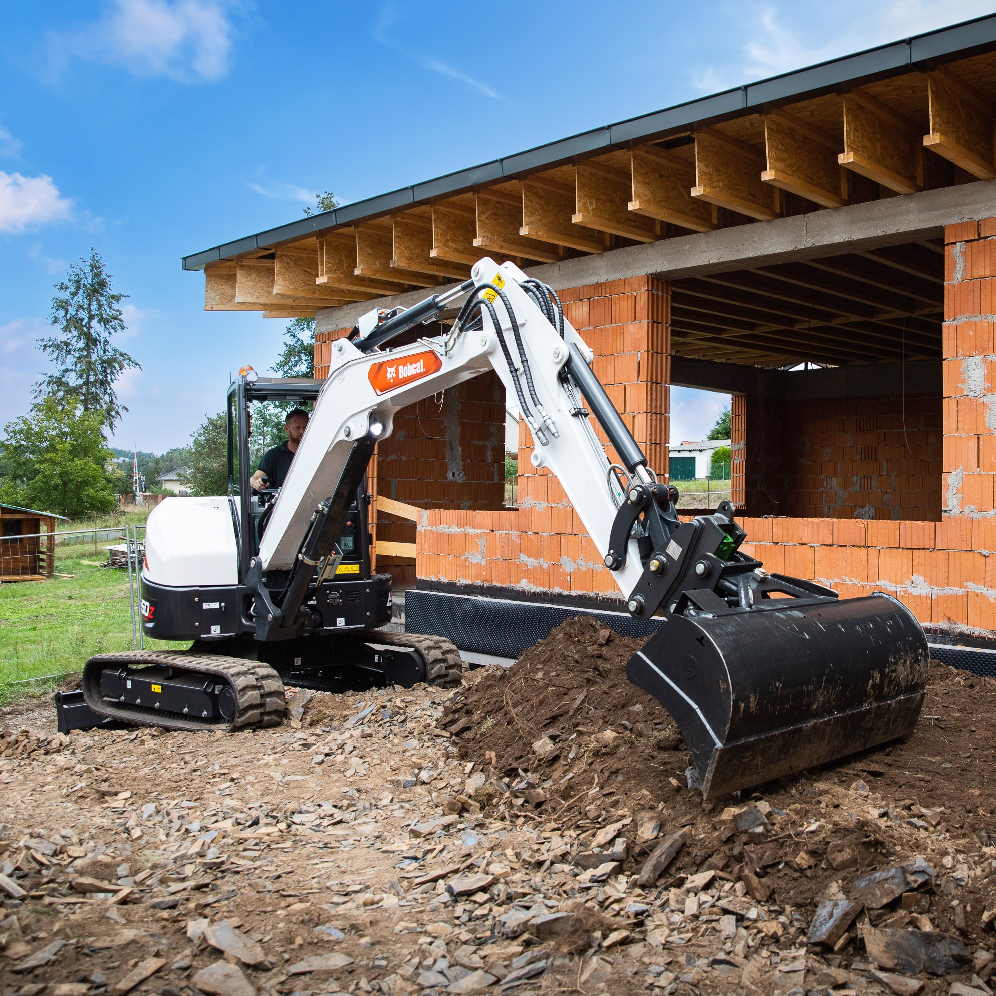 Bobcat E50z, Bagger